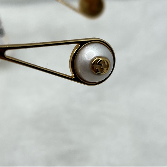 Gucci Authentic Glasses Rare New Unique Pearls Sunglasses Frame - Picture 7 of 8